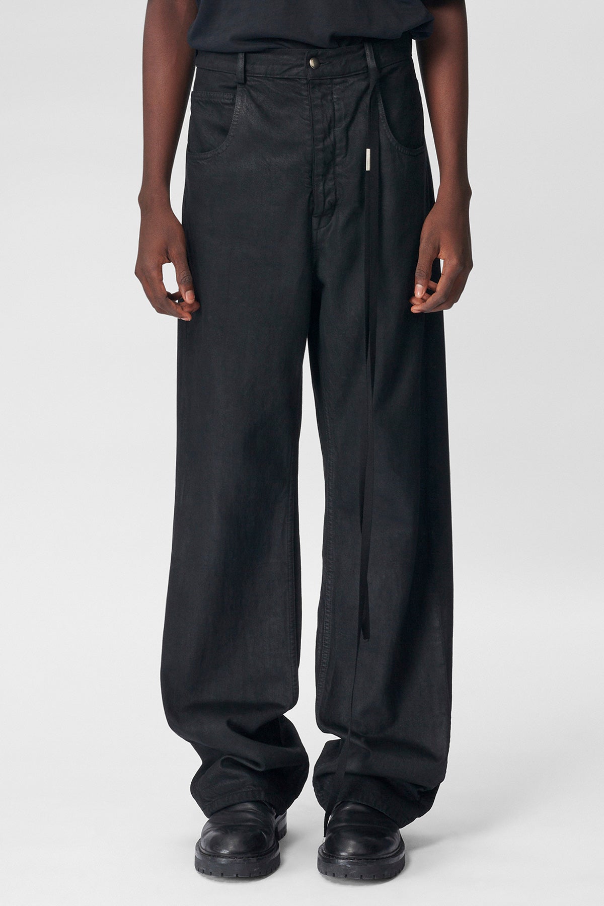 Ronald 5 Pockets Comfort Trousers Waxed Denim