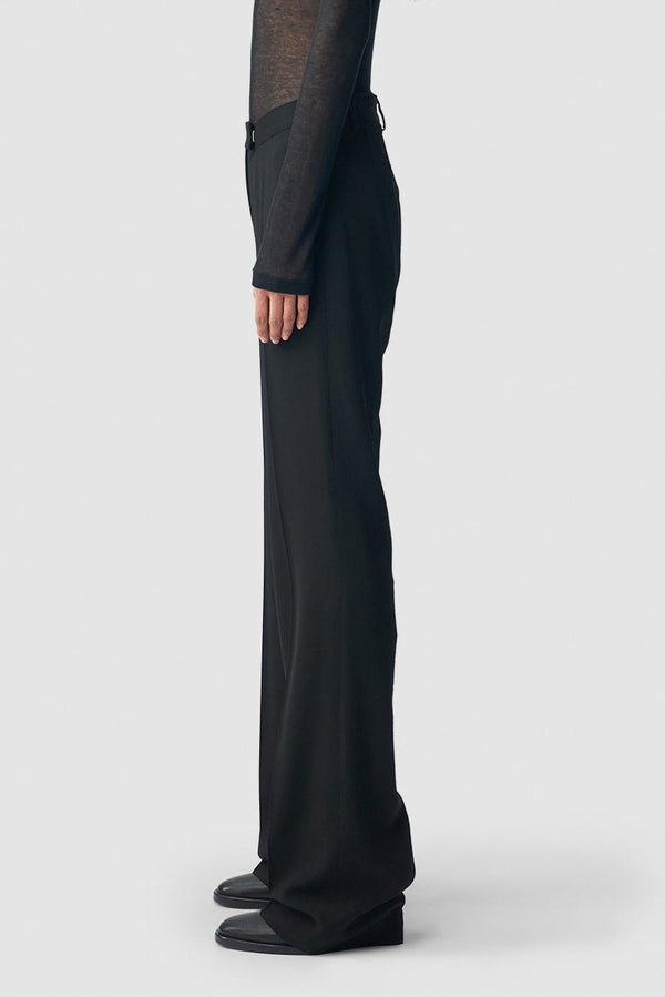 Emilia Asymmetric Low Waist Trousers